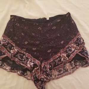 Free People shorts, skorts